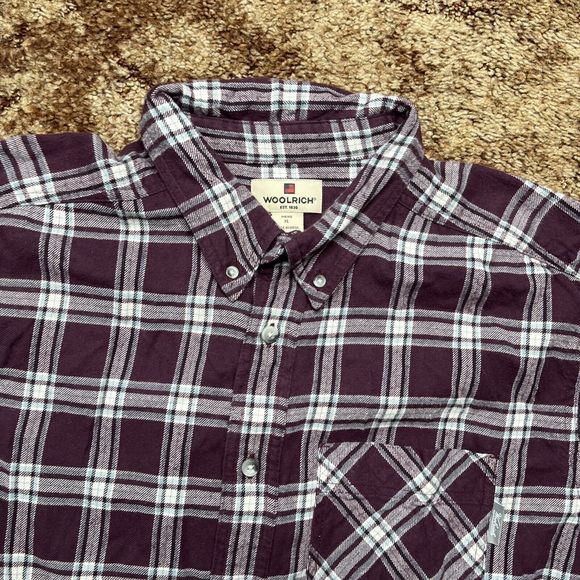 Woolrich Long Sleeve Button Down Mens Extra Large Plaid 100% Cotton Casual - Picture 4 of 10
